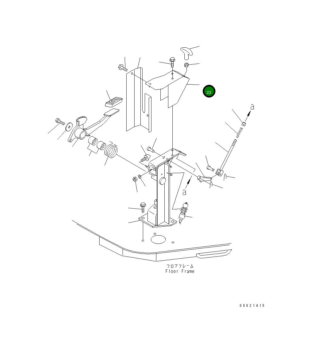 Крышка 415-22-26220 Komatsu