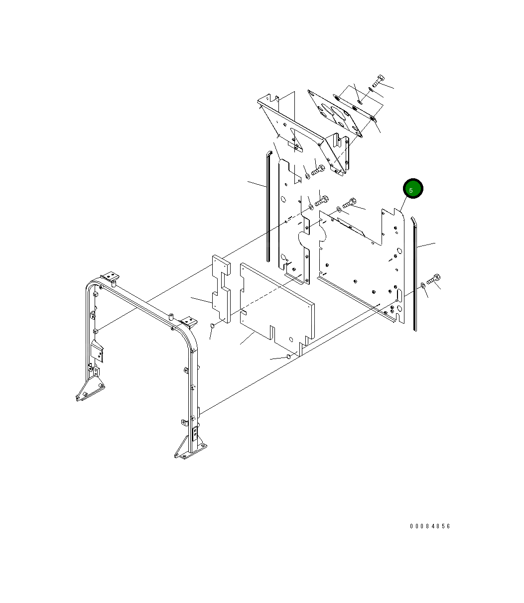 Крышка 423-54-47222 Komatsu