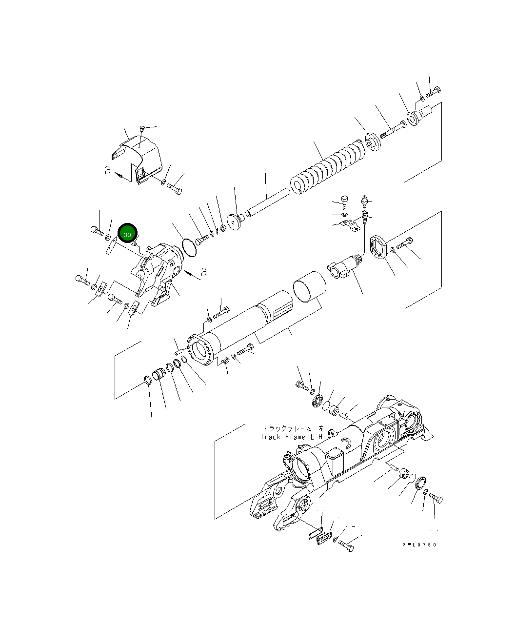 Крышка 195-30-64320  Komatsu