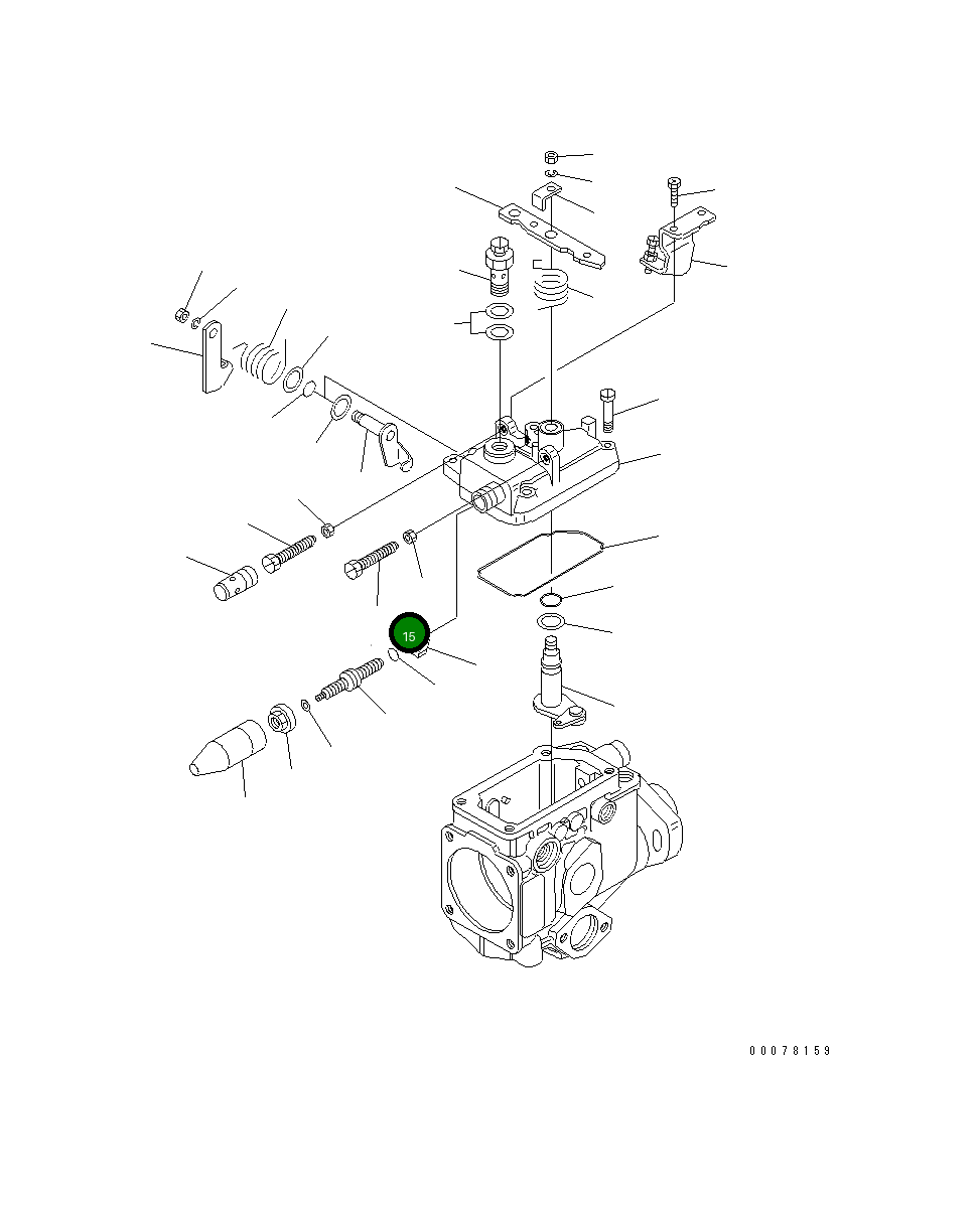 Болт DK146526-2800 Komatsu