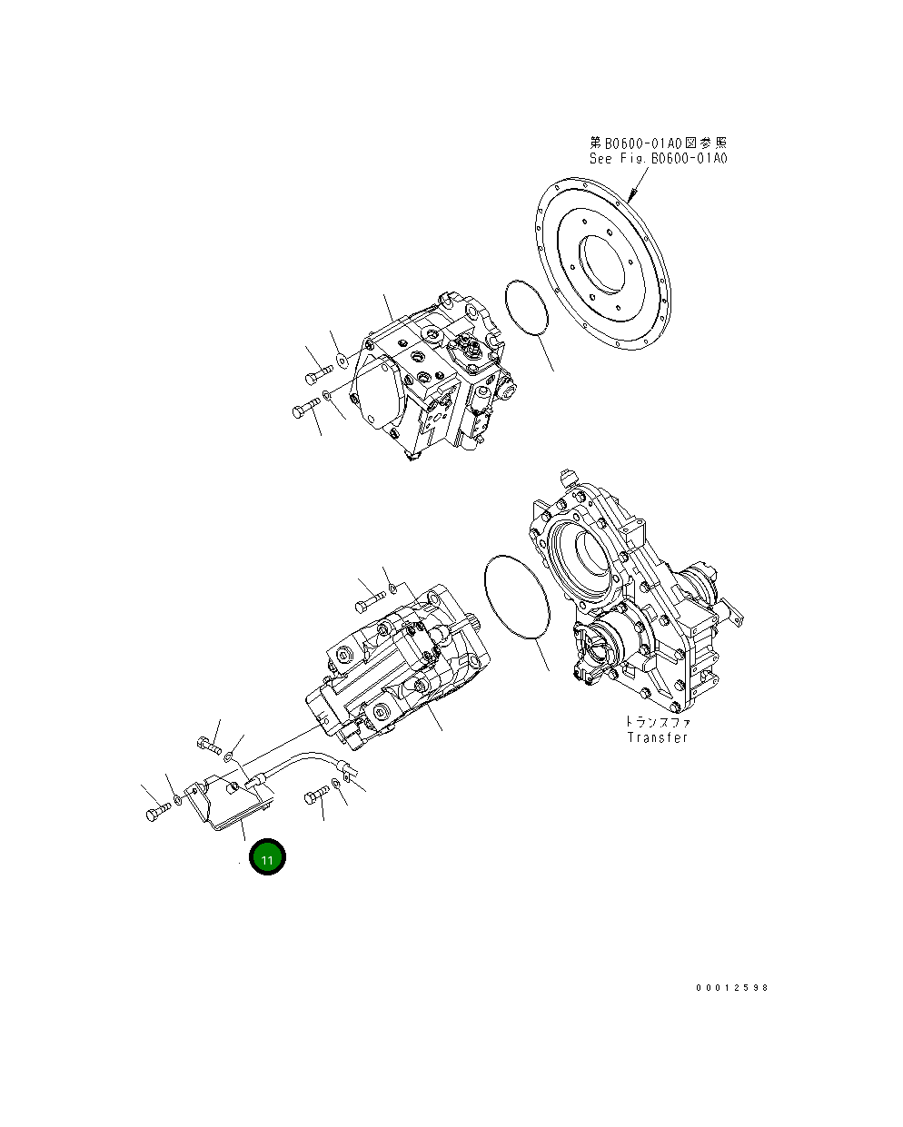 Крышка 416-18-31150 Komatsu
