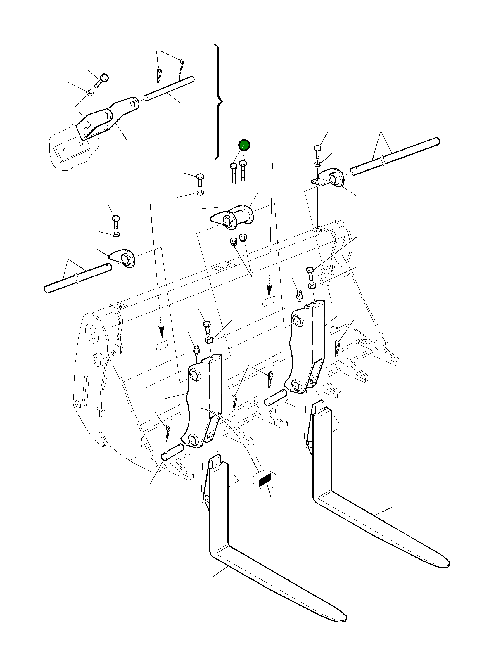 Болт 801015566 Komatsu