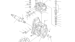 Подкачивающий насос, в сборе YM158552-52100 Komatsu