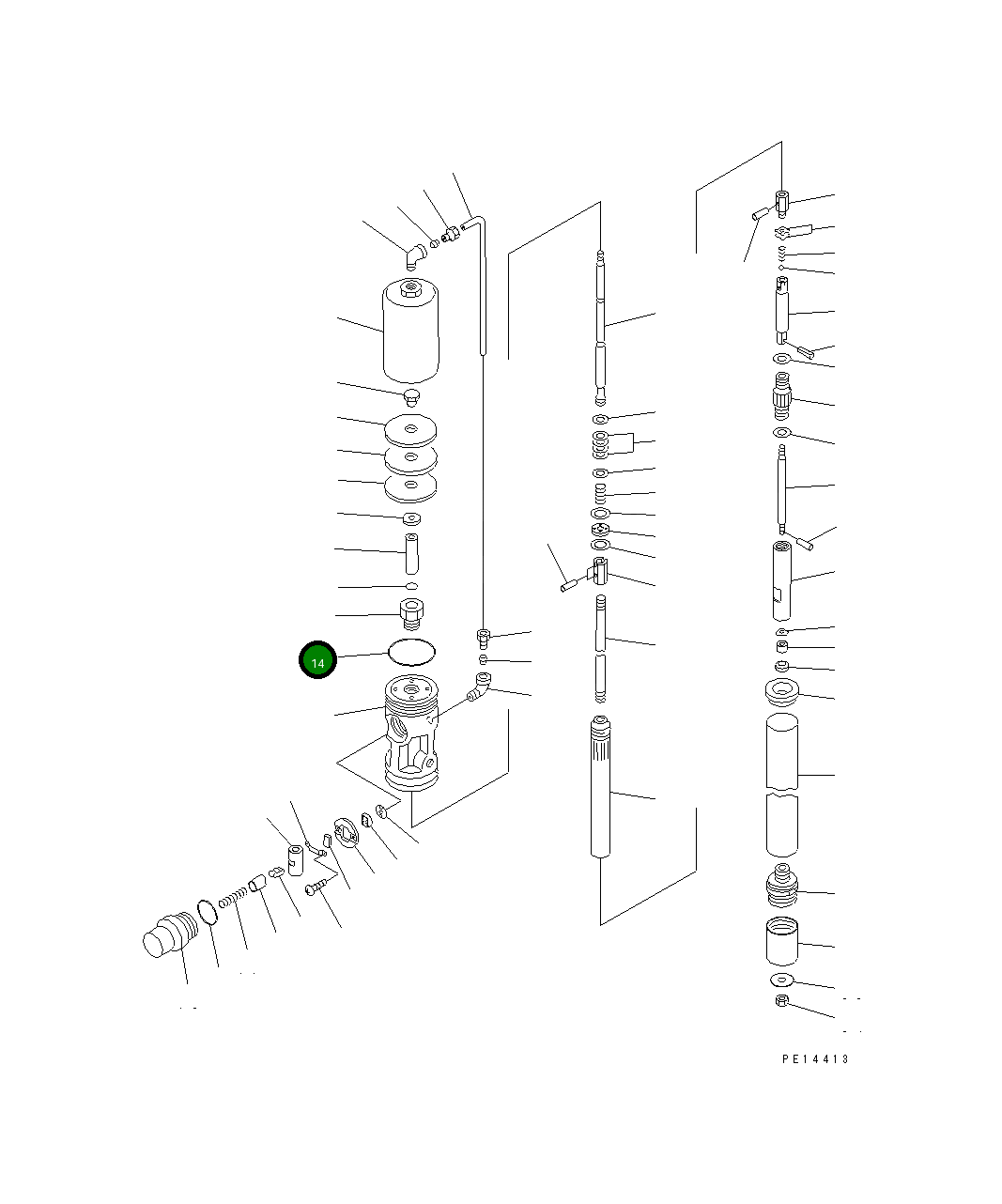 Кольцо уплотнительное (O-Ring) YU770182-4 Komatsu