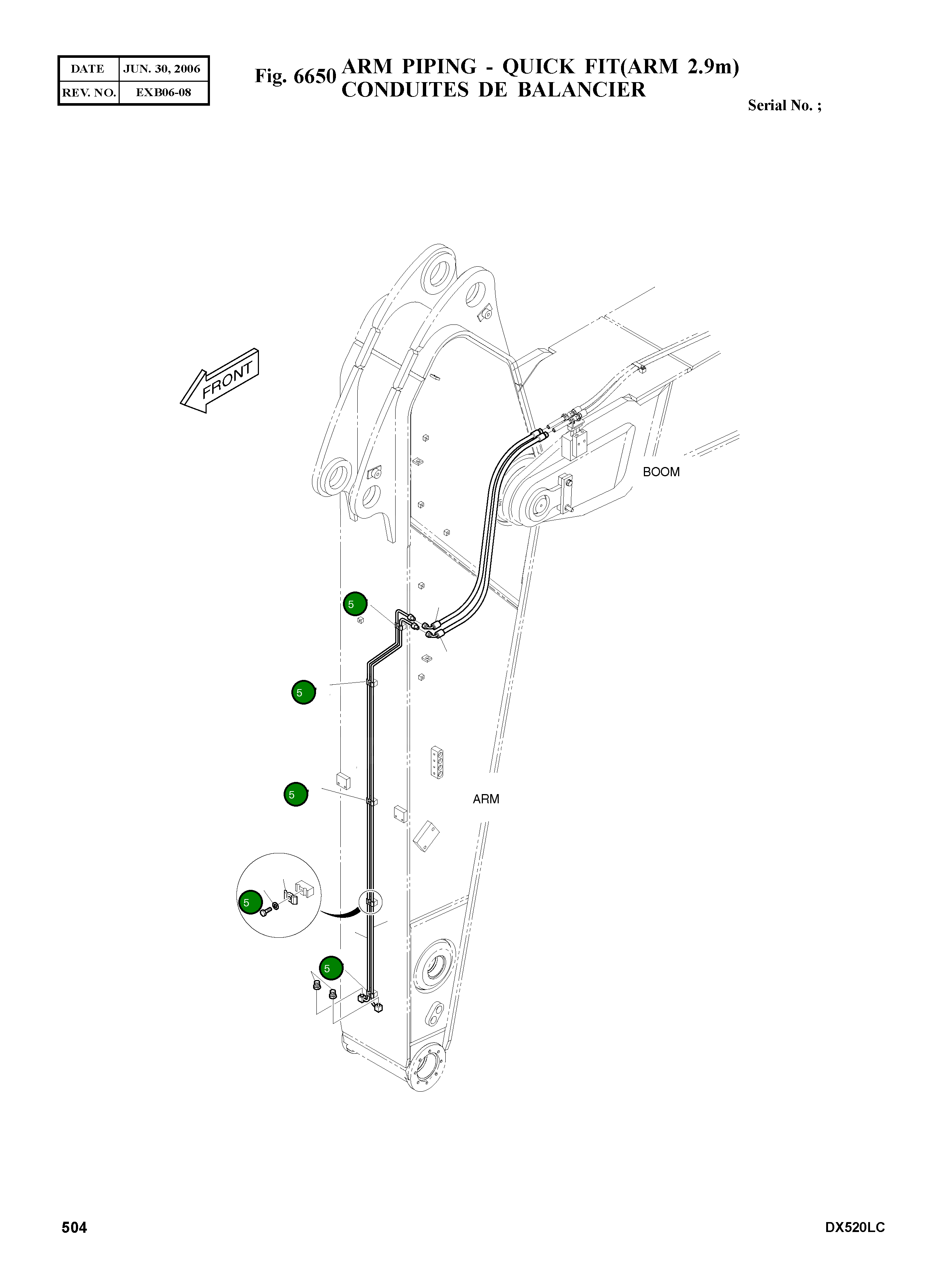 Болт S0508866 Komatsu
