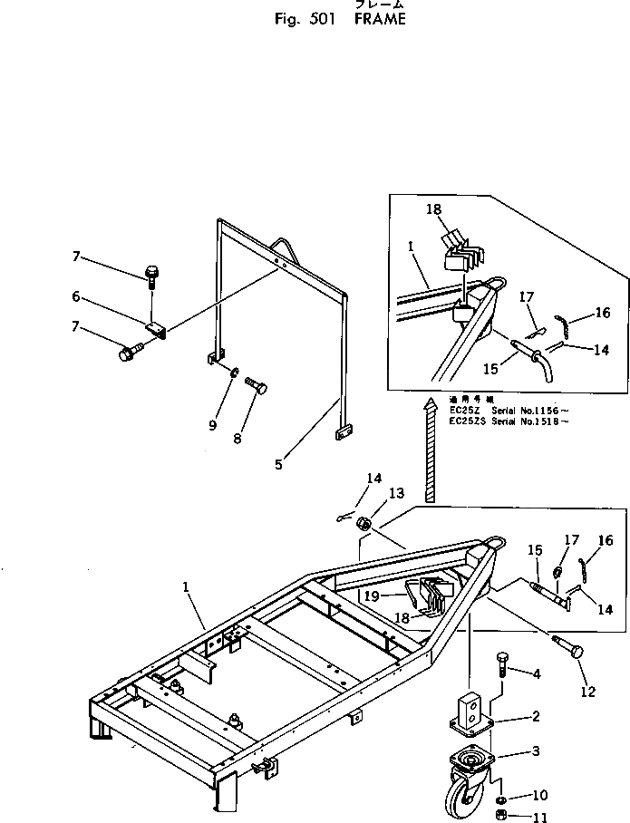 Болт M018011000256 Komatsu