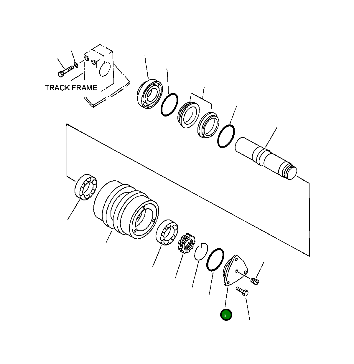 Крышка 208-30-68340 Komatsu