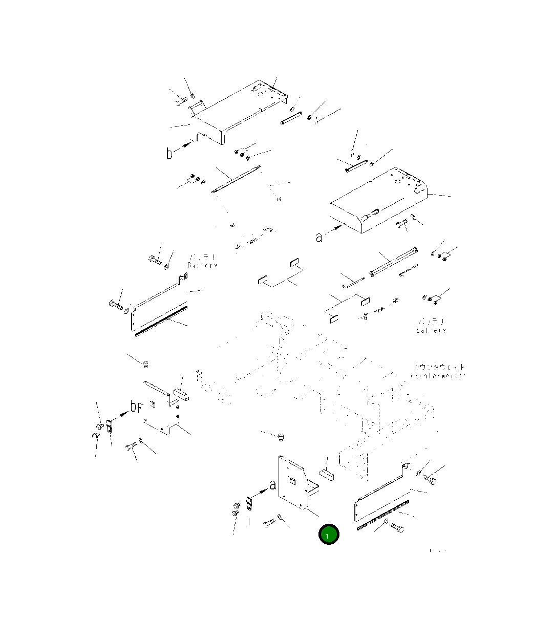 Крышка 418-06-61111  Komatsu