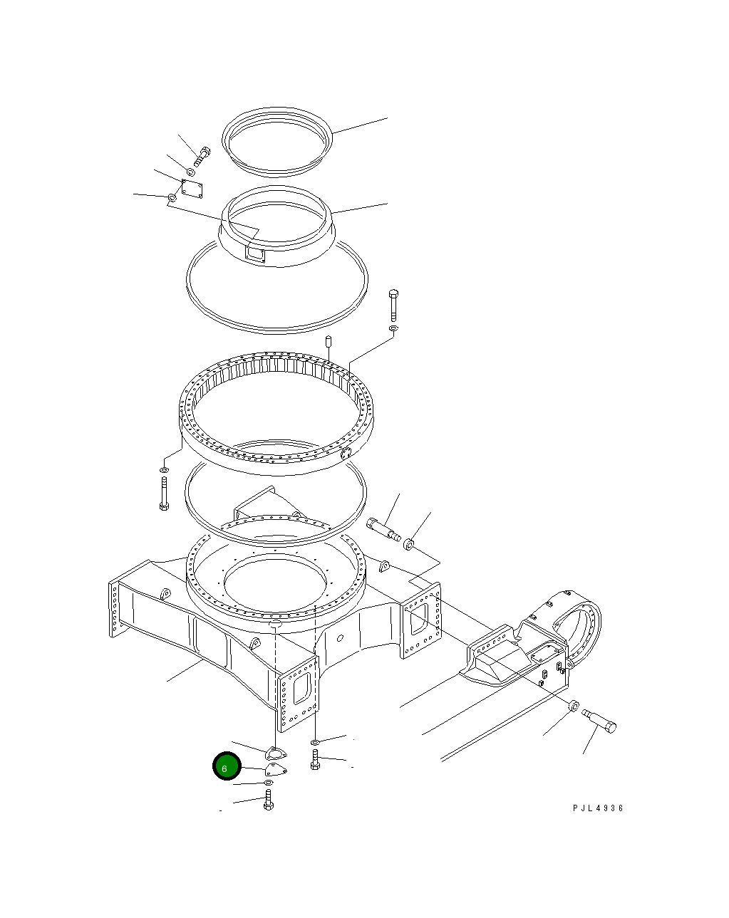 Крышка 21T-919-2670 Komatsu