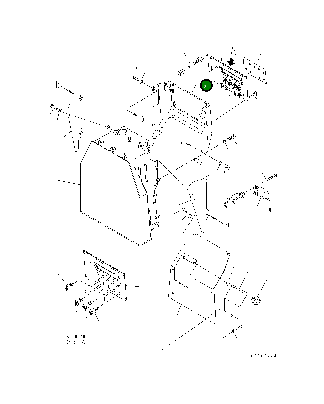 Крышка 198-54-74411 Komatsu