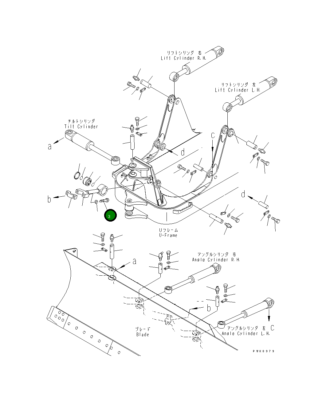 Болт 01011-82425 Komatsu