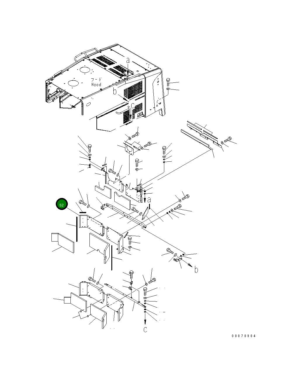 Крышка 425-54-31651 Komatsu