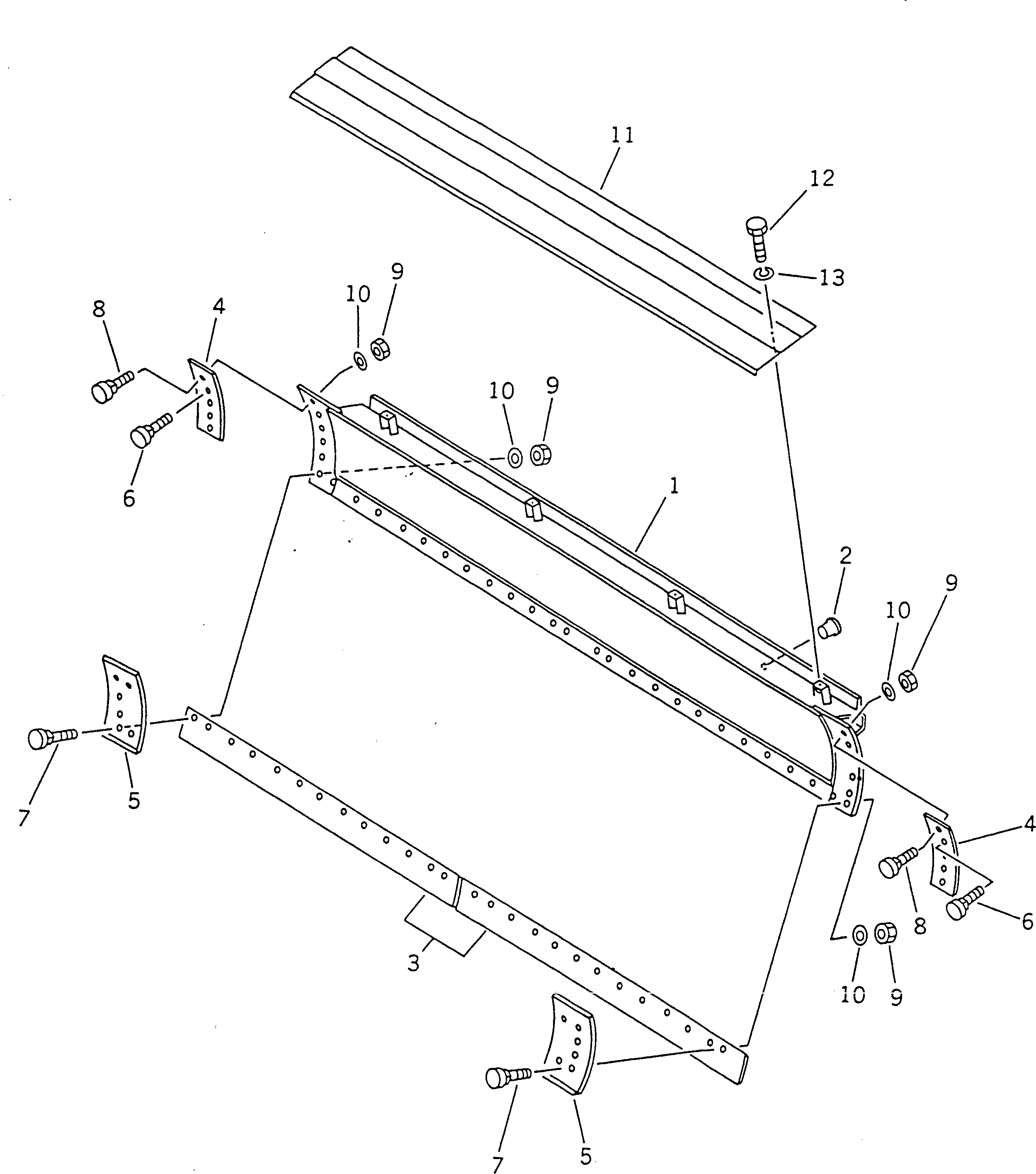 Болт 232-70-12470  Komatsu