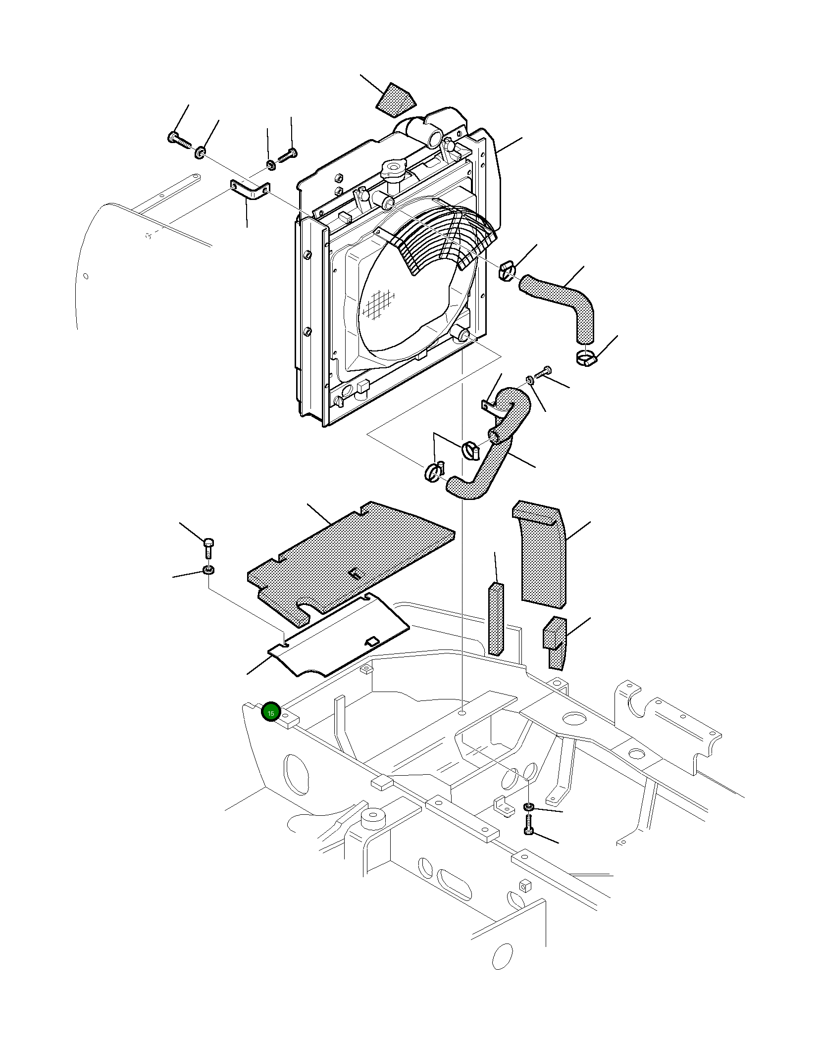 Крышка 3F4535068 Komatsu