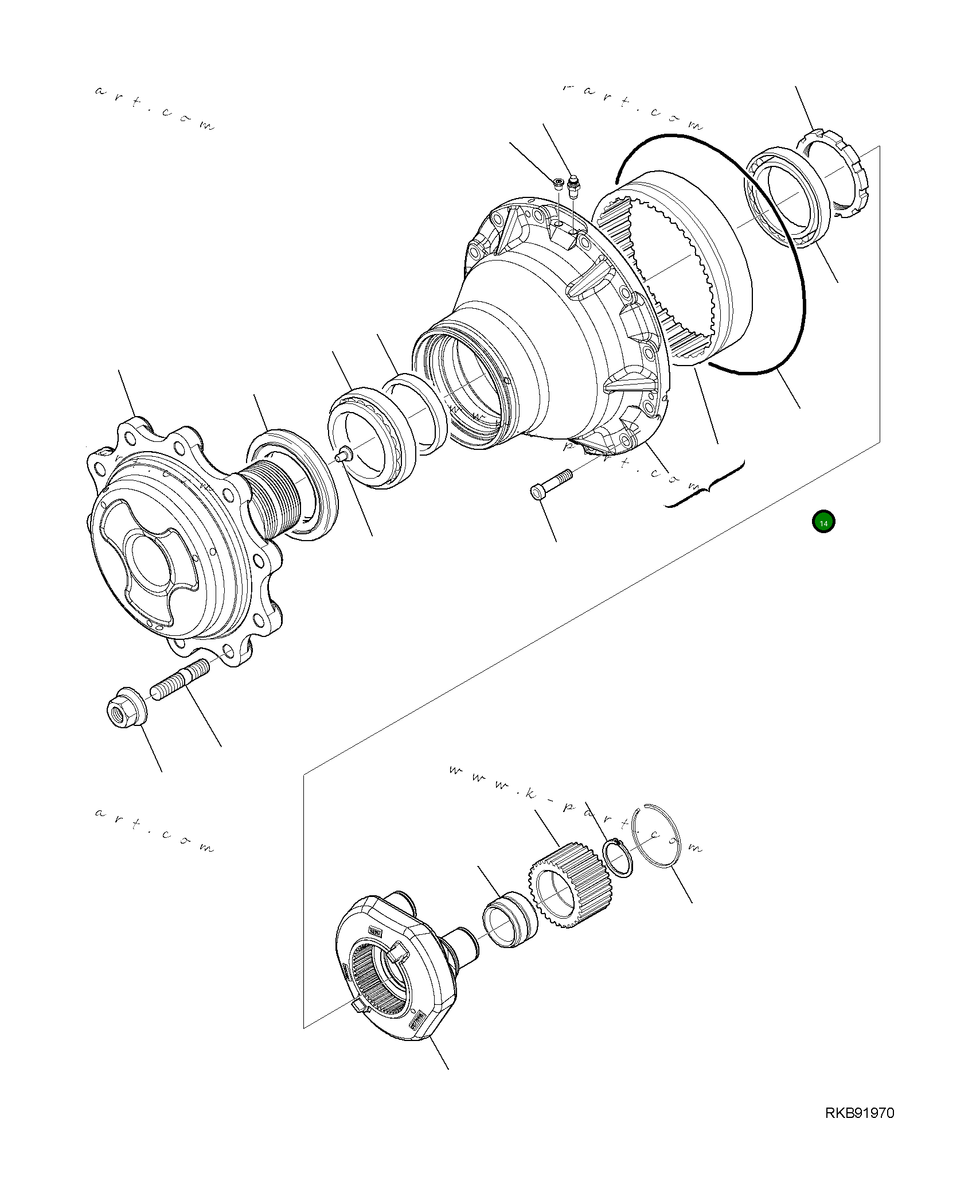 Кольцо CA0028565 Komatsu