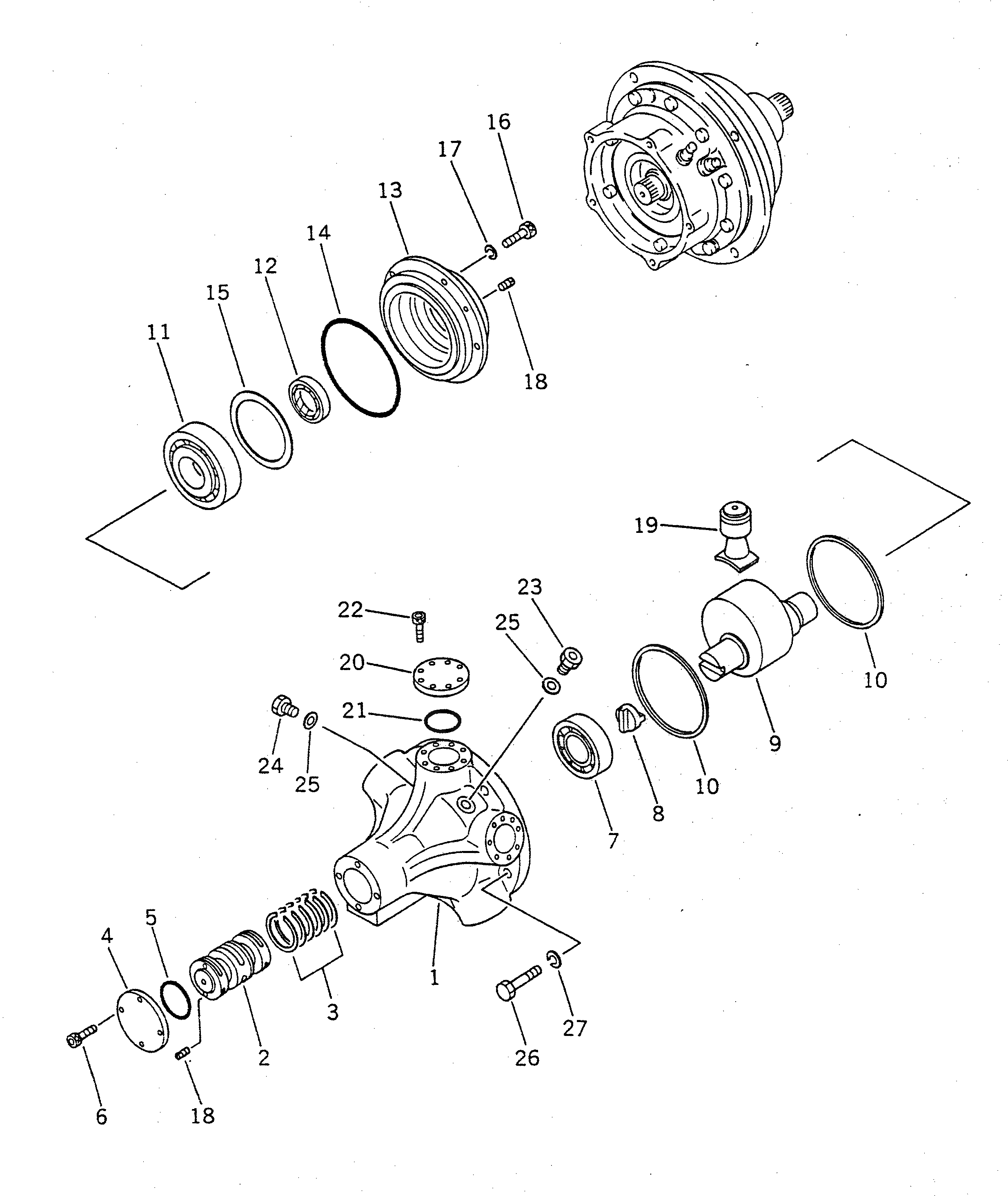 Кольцо 22W-26-13660 Komatsu