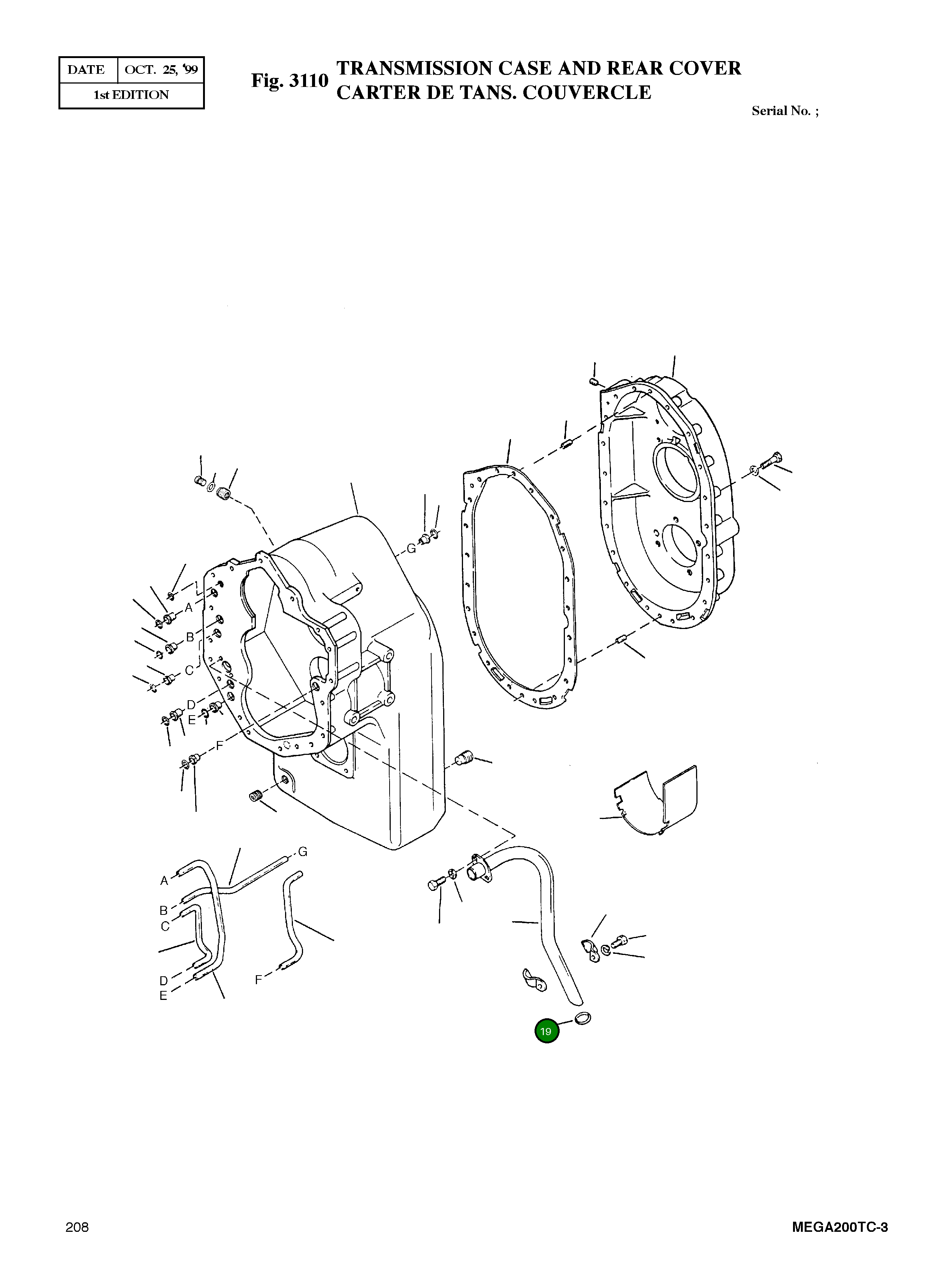 Кольцо уплотнительное (O-Ring) 60K-40104 Komatsu
