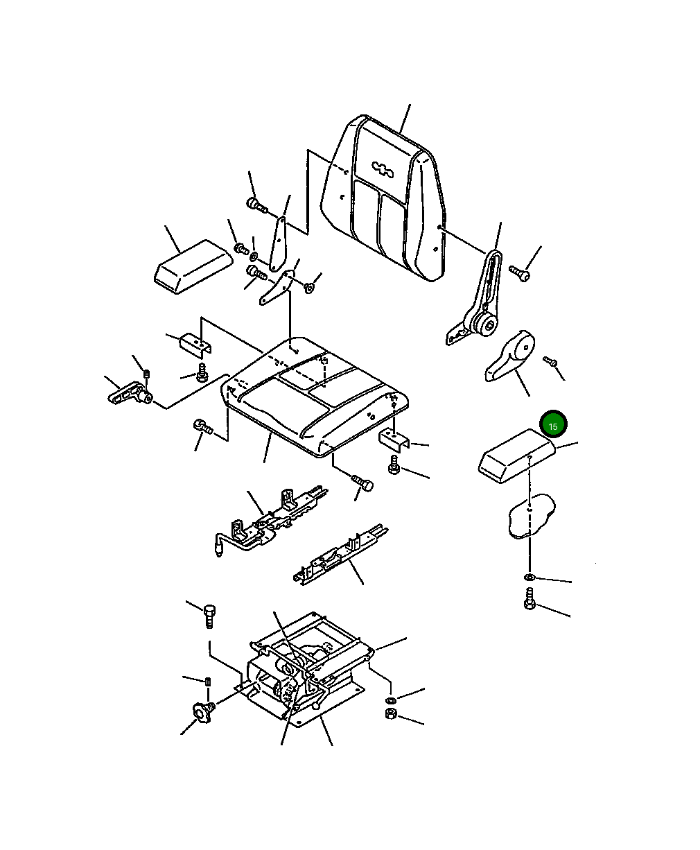 Крышка 423-57-11371 Komatsu