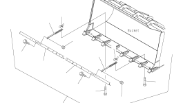 Крышка 42y-849-H001 Komatsu