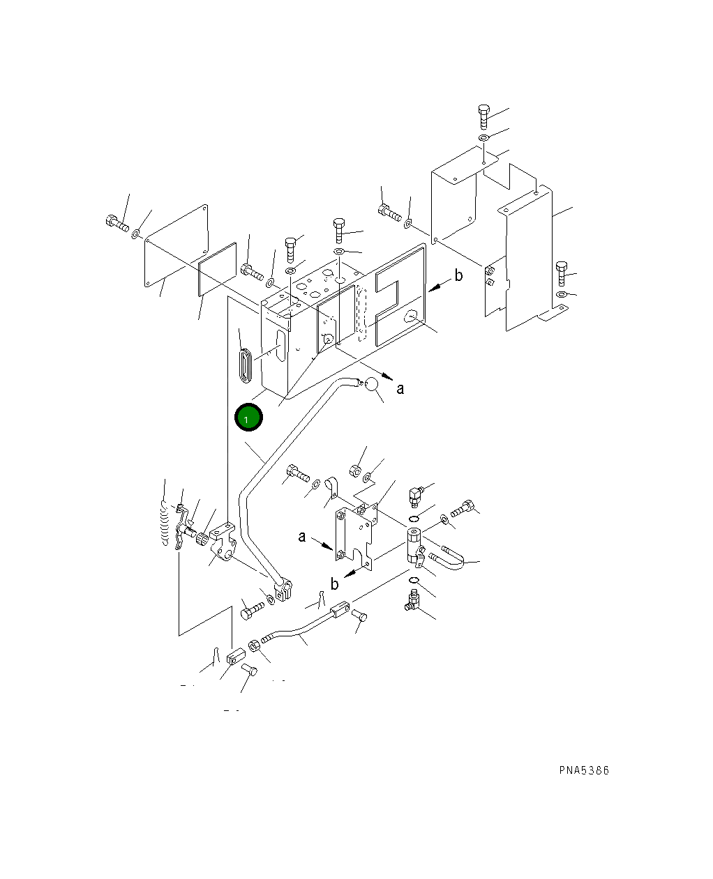 Крышка 203-43-61250 Komatsu