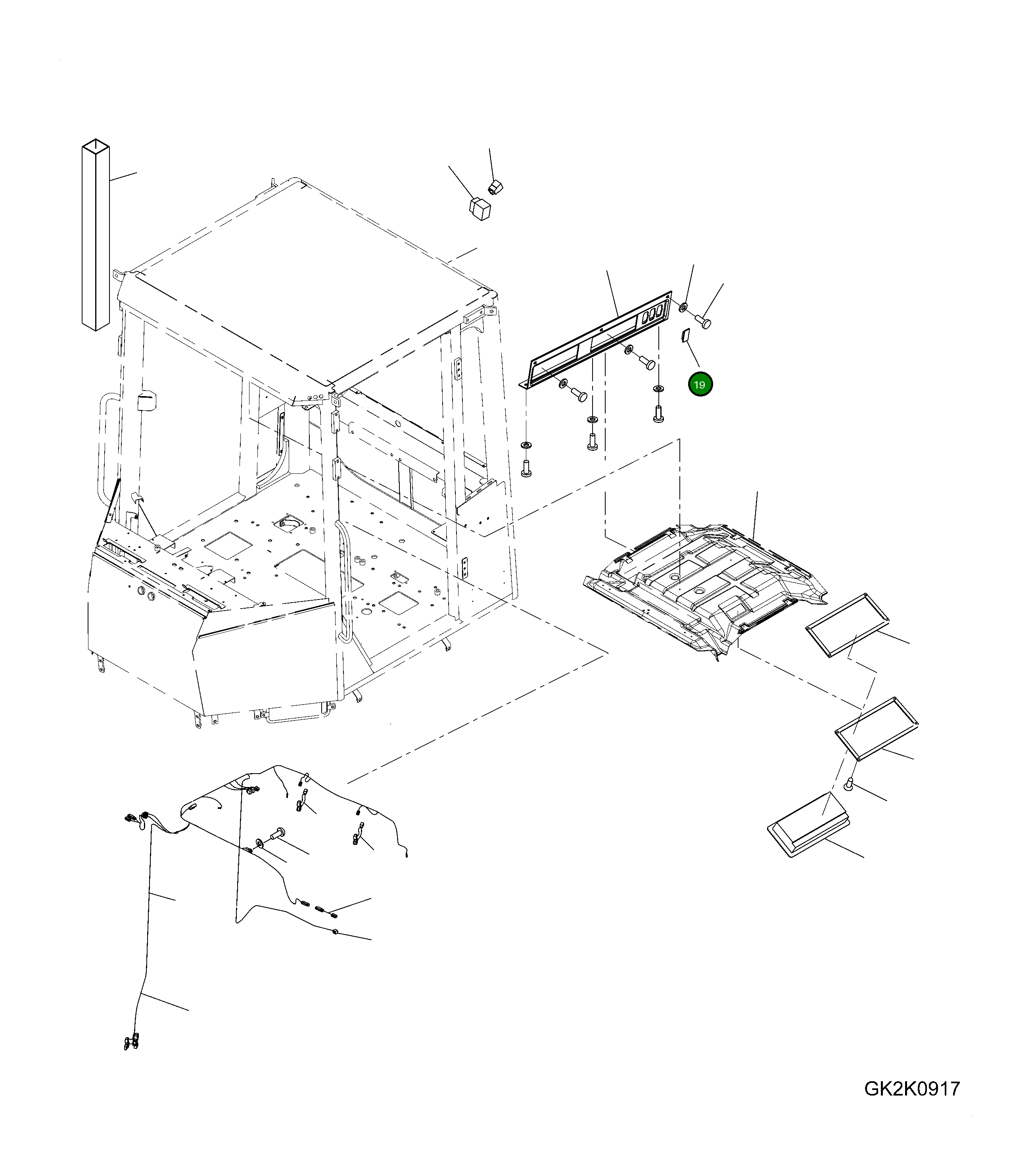 Крышка 42T-56-H0P02 Komatsu