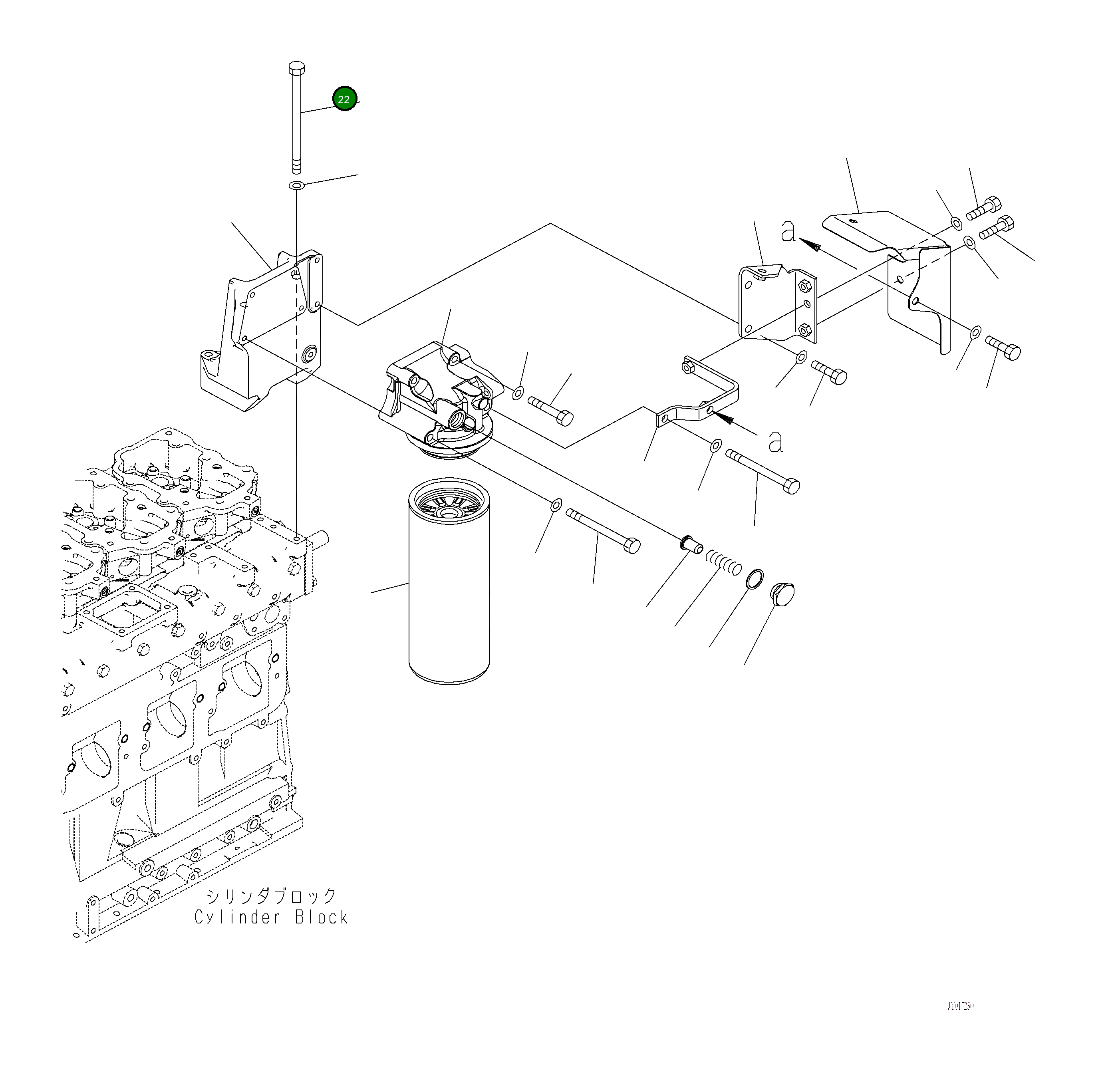 Крышка 6252-51-5120  Komatsu