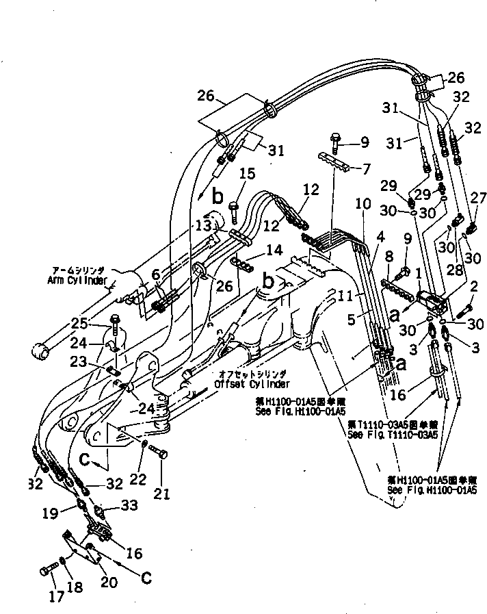 Болт 21R-973-1130 Komatsu