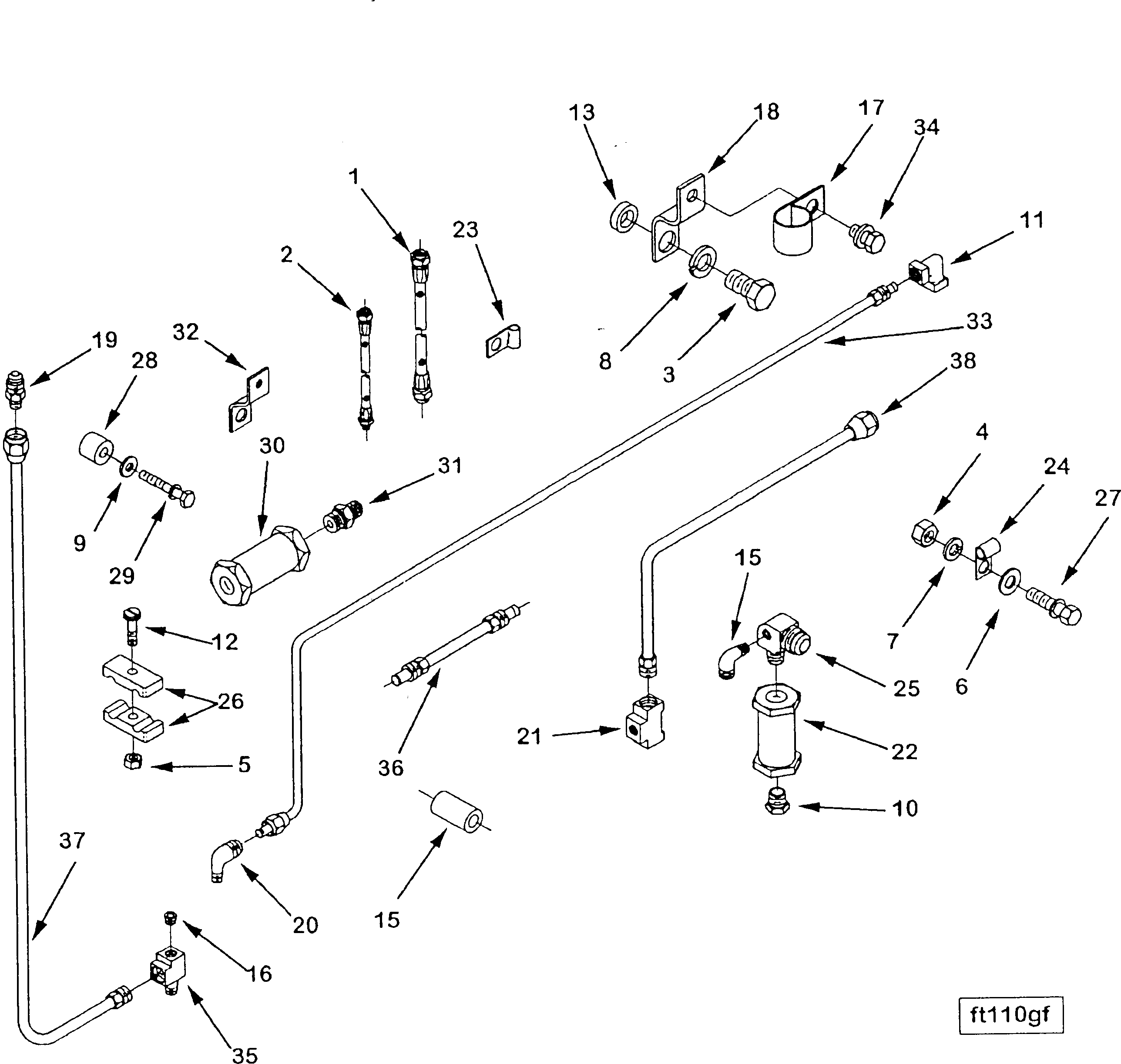 Болт CU3011716 Komatsu