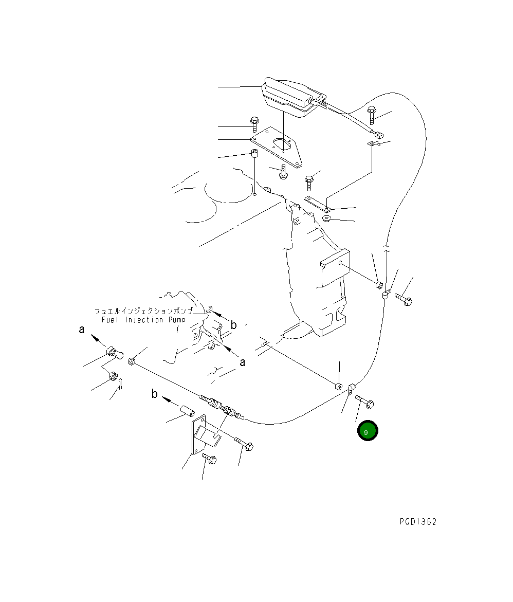 Болт 01435-01030 Komatsu