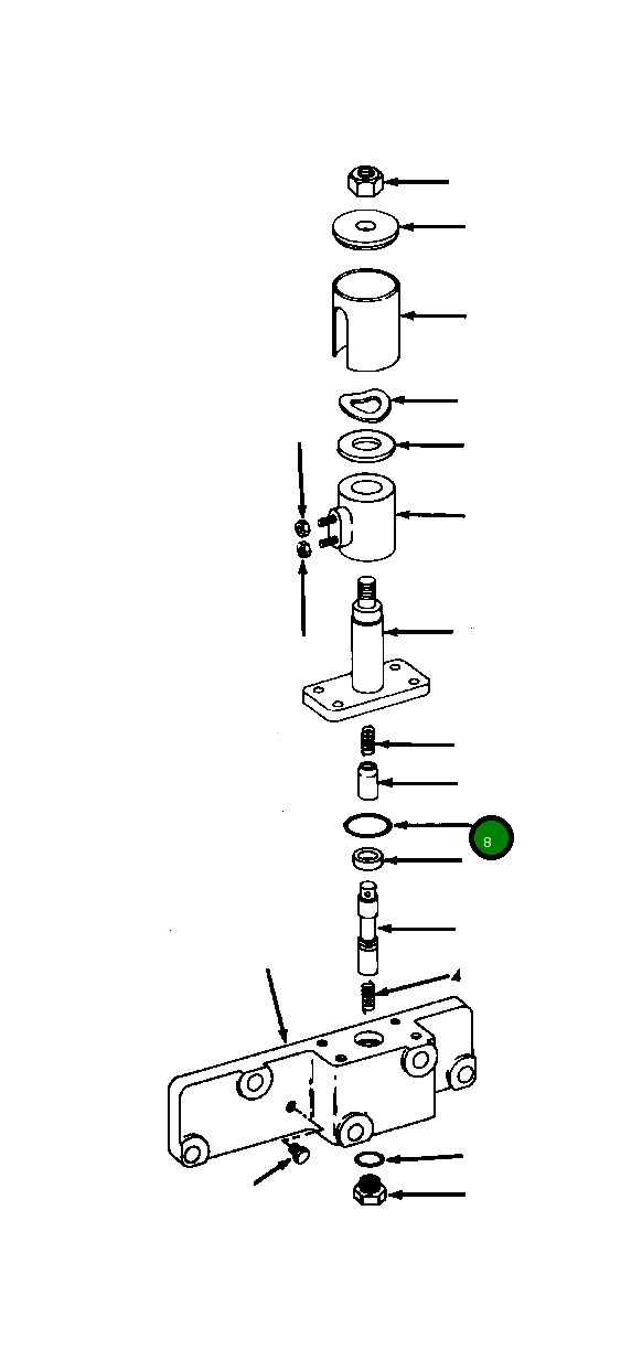 Кольцо уплотнительное (O-Ring) 381 884 R1 Komatsu
