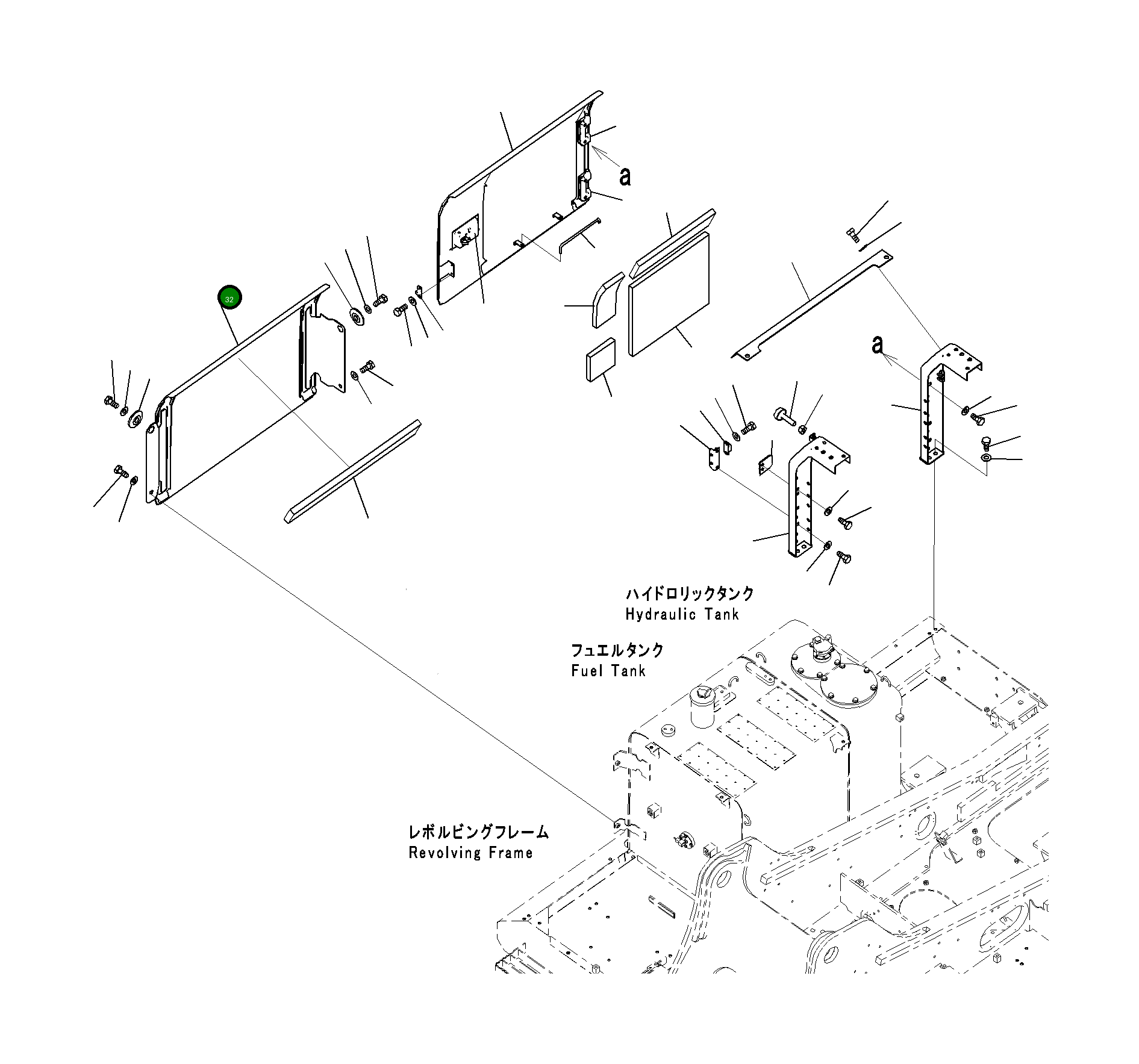Крышка 20Y-54-71152 Komatsu