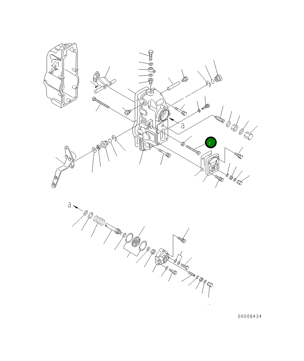 Болт DK154034-2420 Komatsu