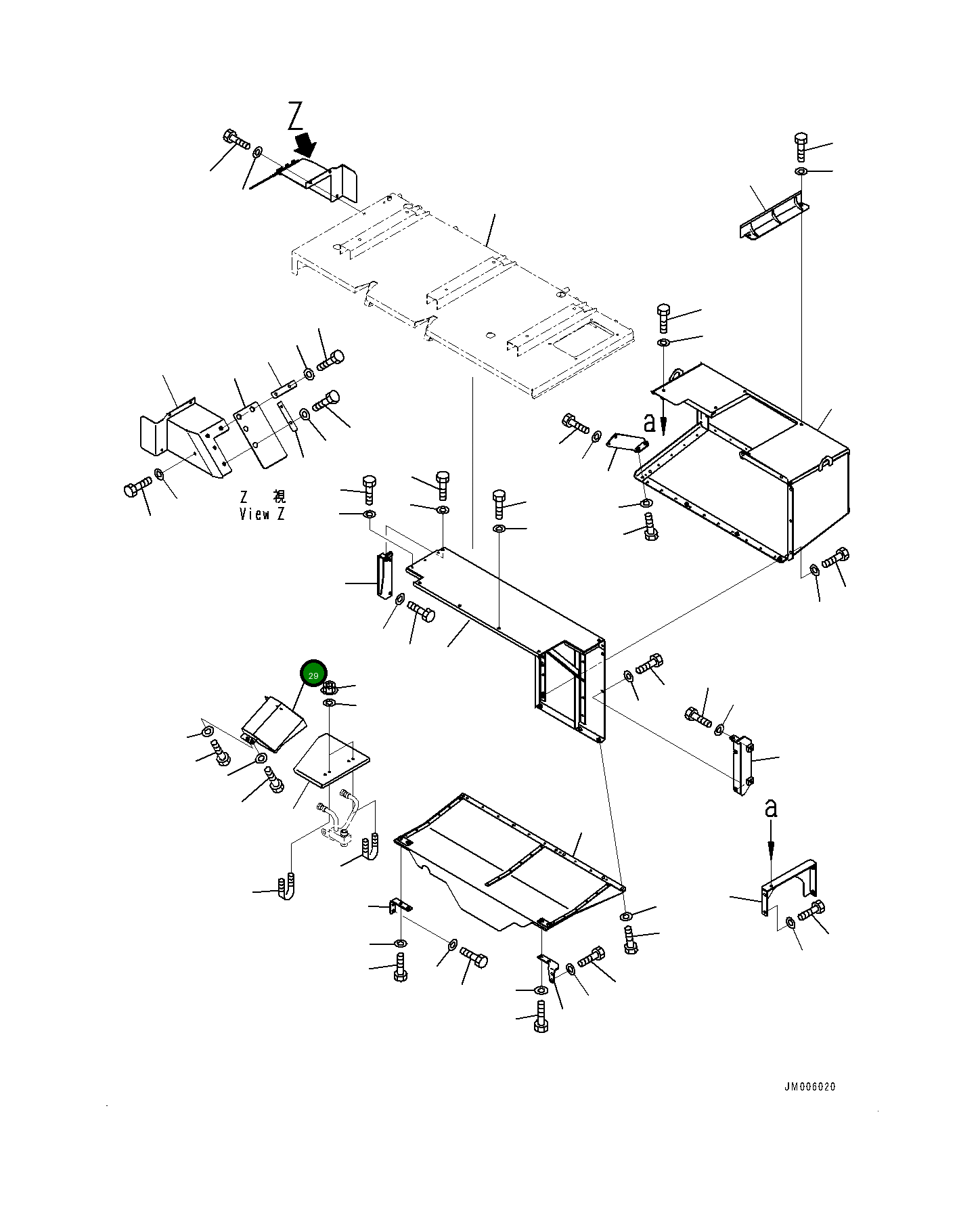 Крышка 561-84-84940 Komatsu