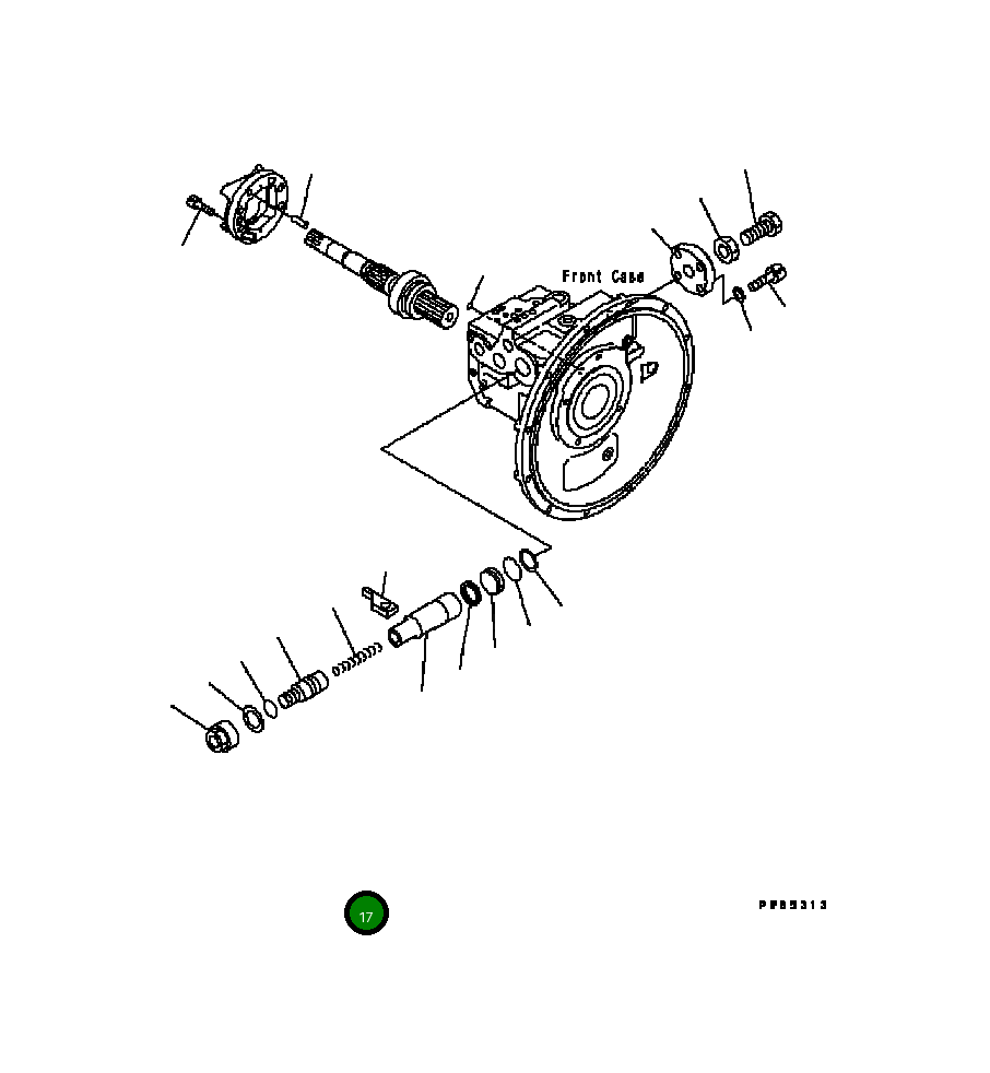 Кольцо уплотнительное (O-Ring) 708-2L-24620 Komatsu