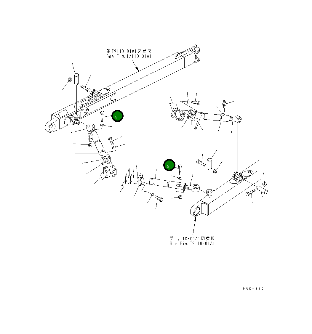 Болт 01011-82015 Komatsu