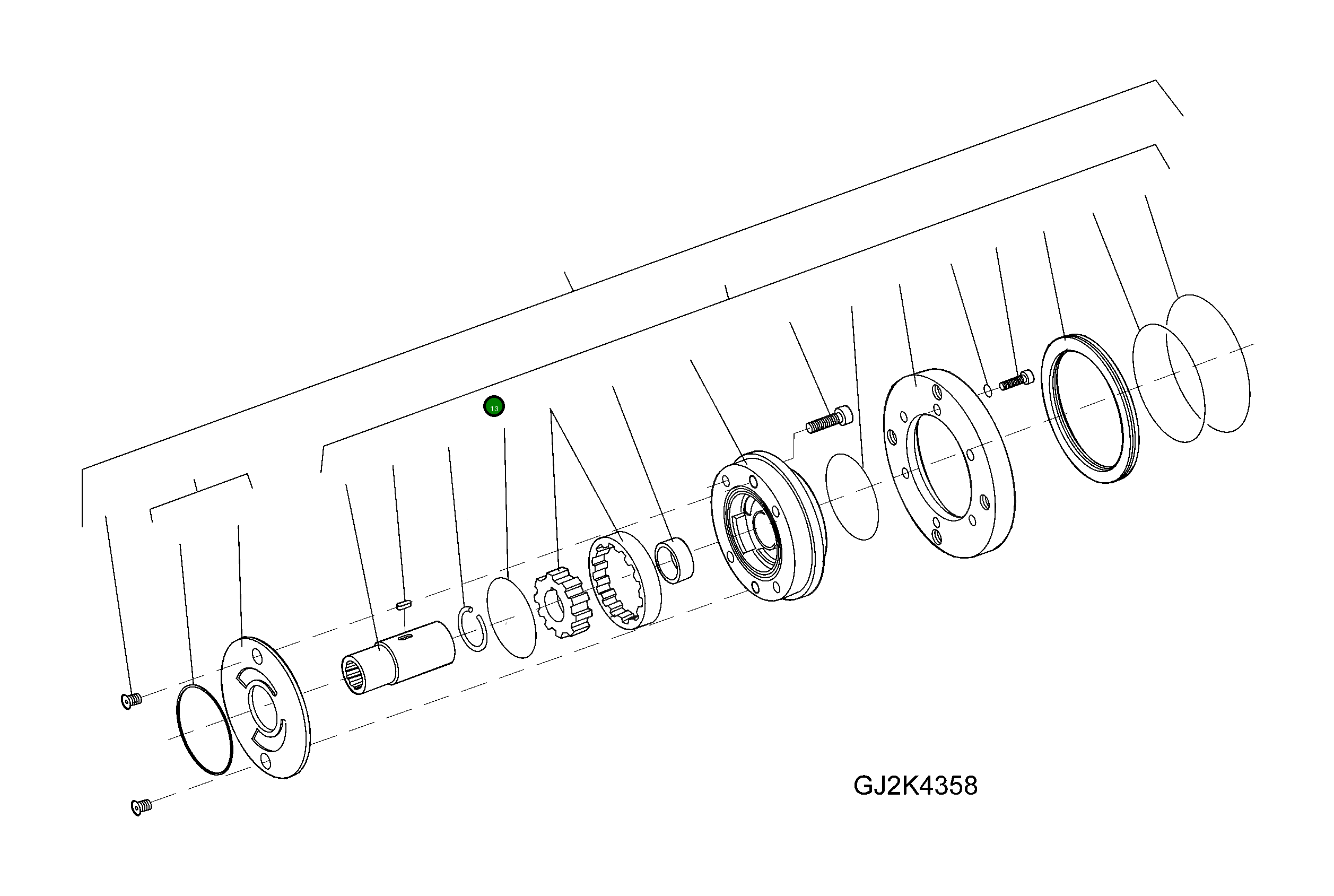 Кольцо уплотнительное (O-Ring) 42R-17-H0P96 Komatsu