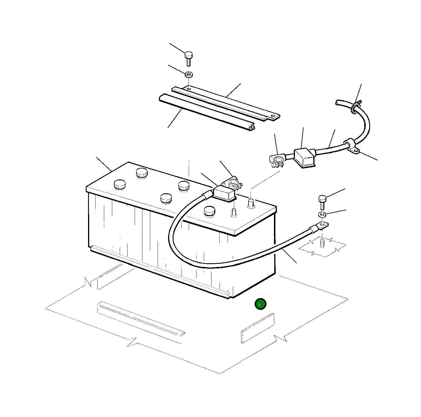 Крышка 21D-06-12160  Komatsu