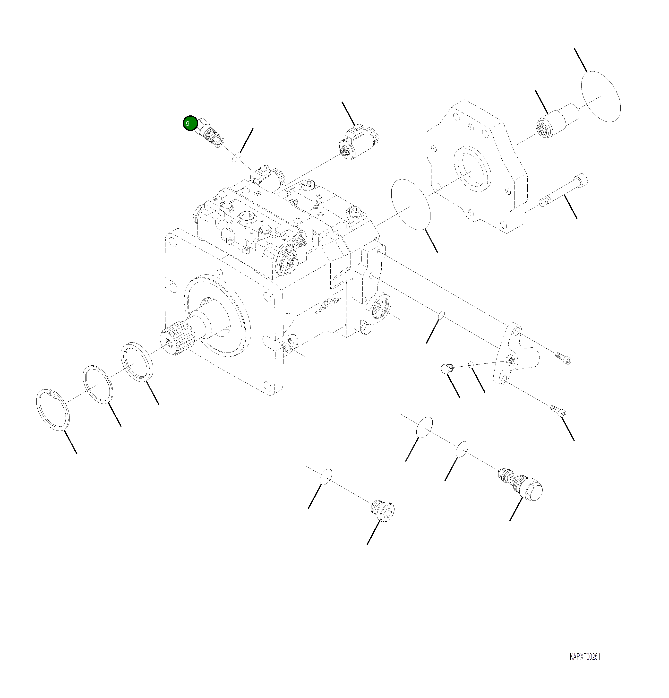 Кольцо уплотнительное (O-Ring) 4A1-60-26360 Komatsu