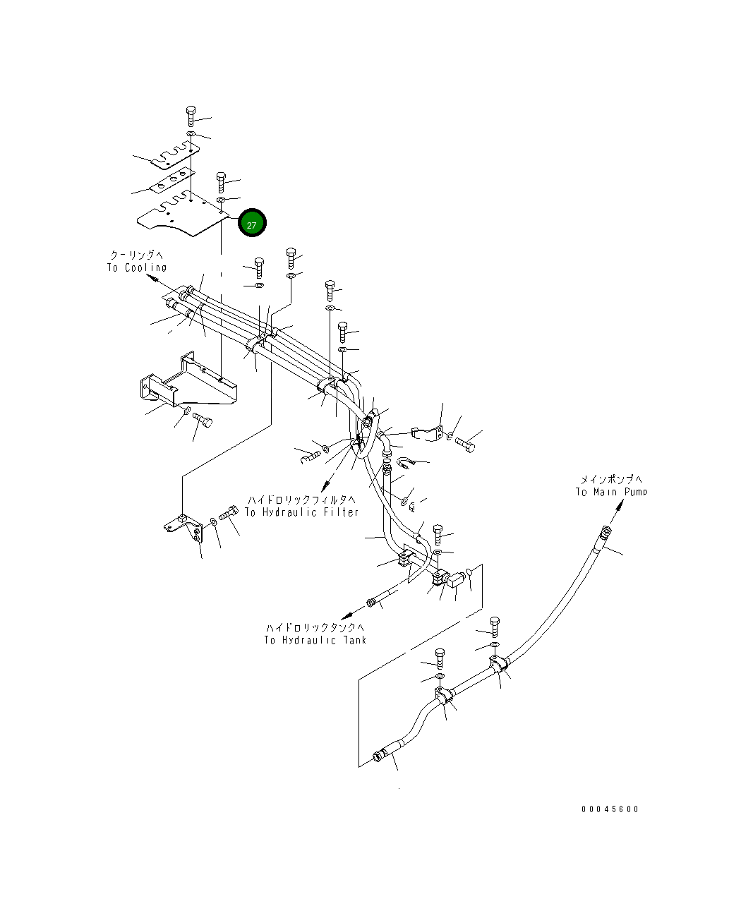 Крышка 209-62-41441 Komatsu