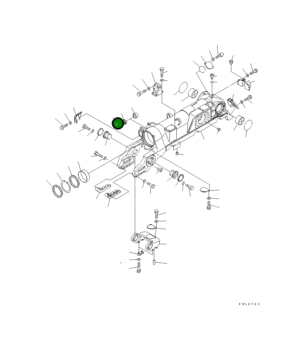 Кольцо 198-50-51380 Komatsu