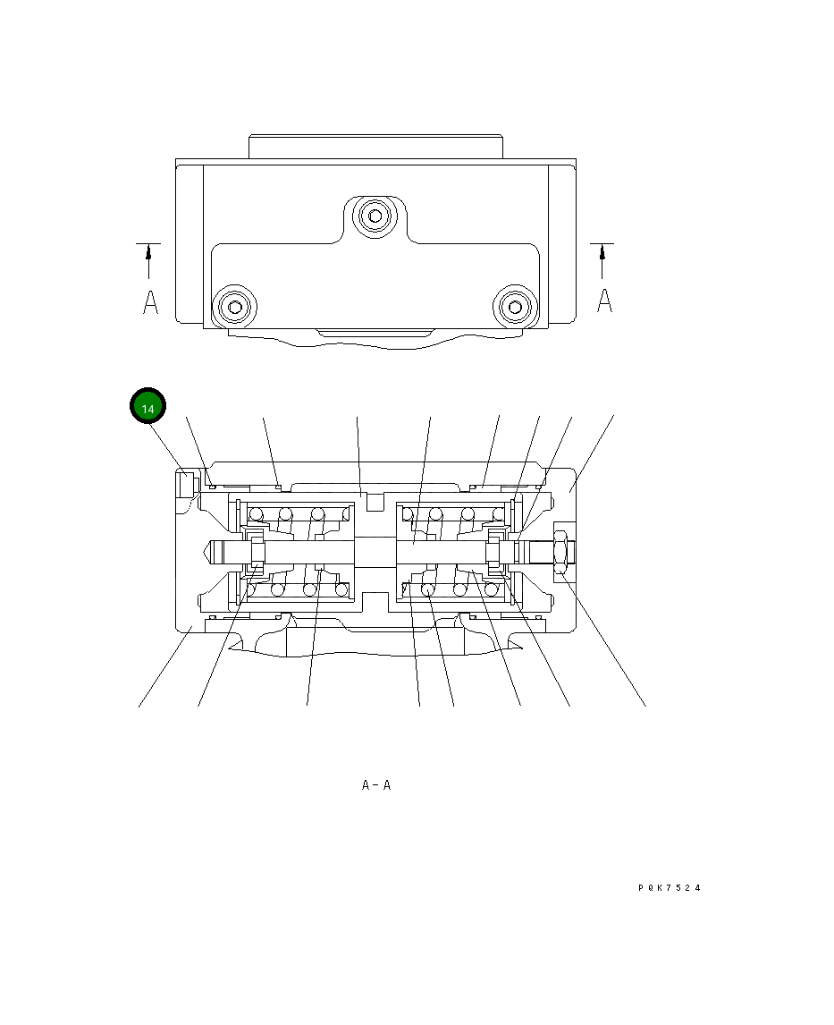 Болт UC1301564009 Komatsu