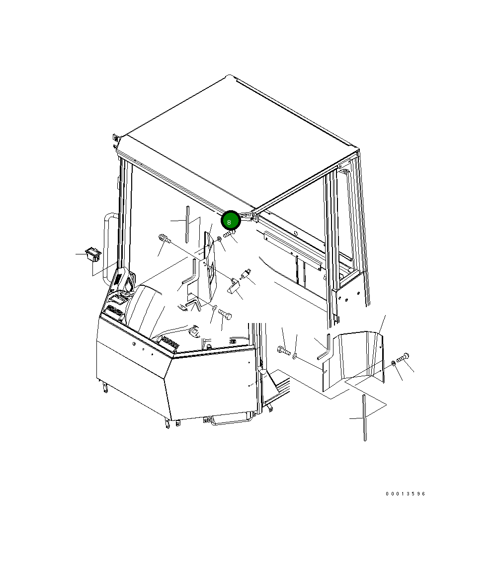 Крышка 417-926-3720  Komatsu