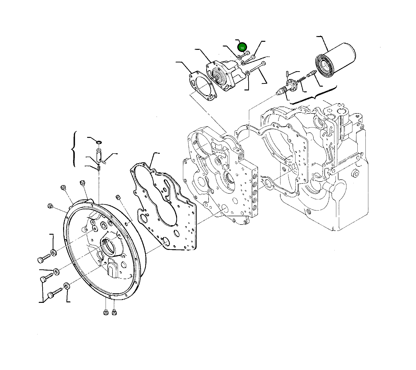 Болт CK07CM890 Komatsu