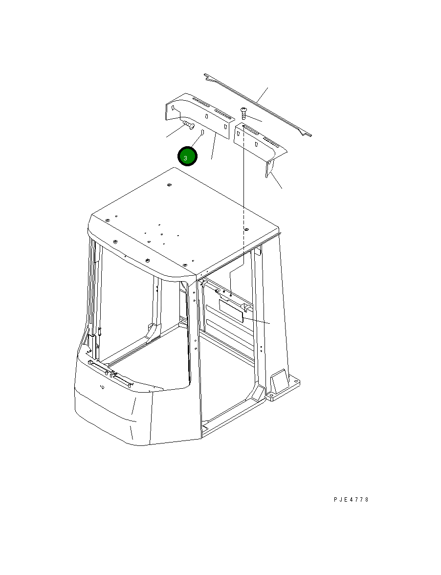 Крышка 421-56-21690 Komatsu