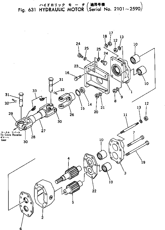 Болт 01000-31655 Komatsu