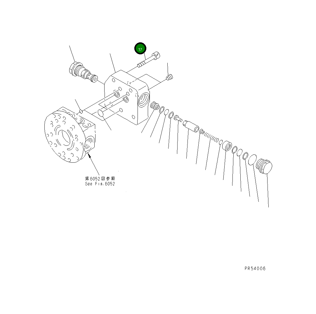 Болт KB92703-08400 Komatsu