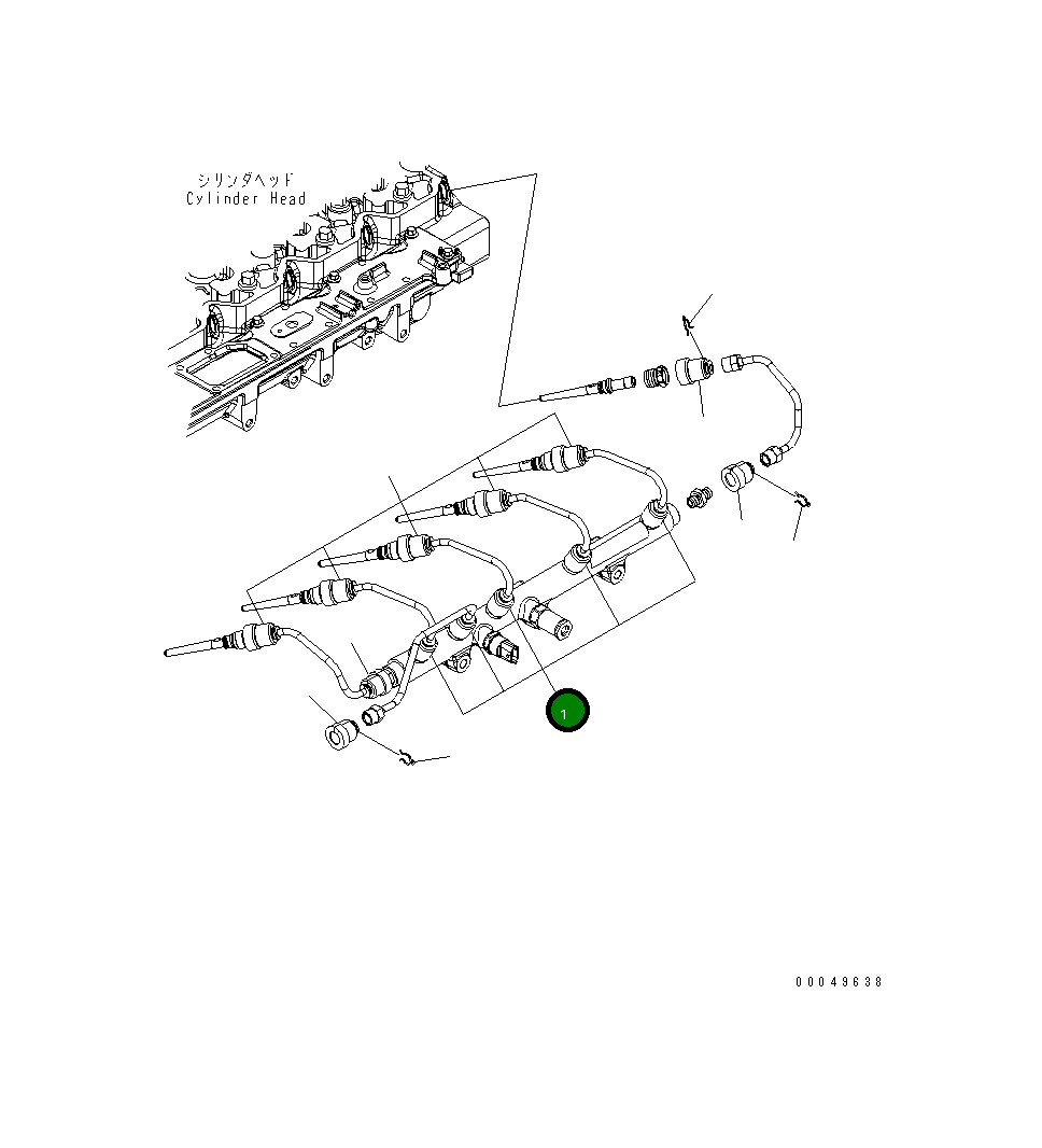 Крышка 6745-71-9710 Komatsu