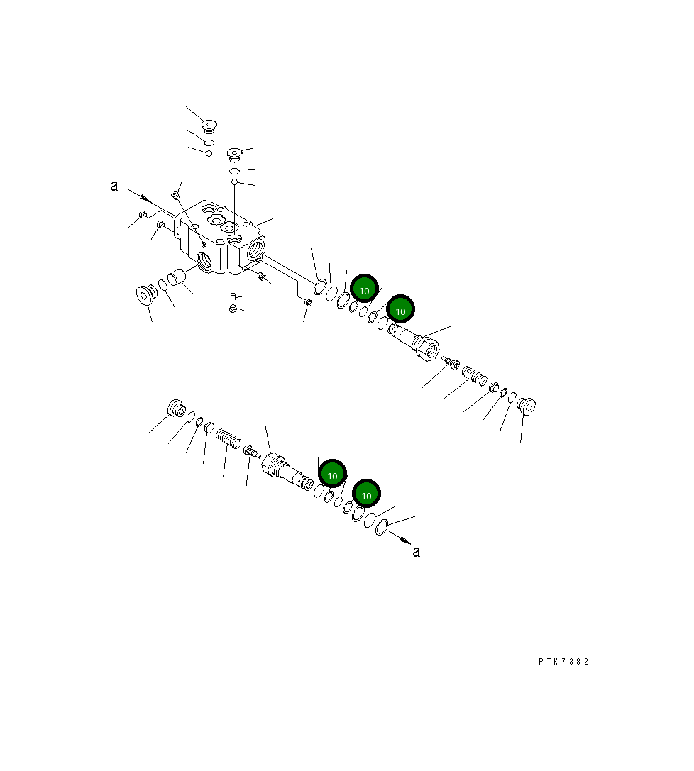 Кольцо TZJB2407T3-P14  Komatsu