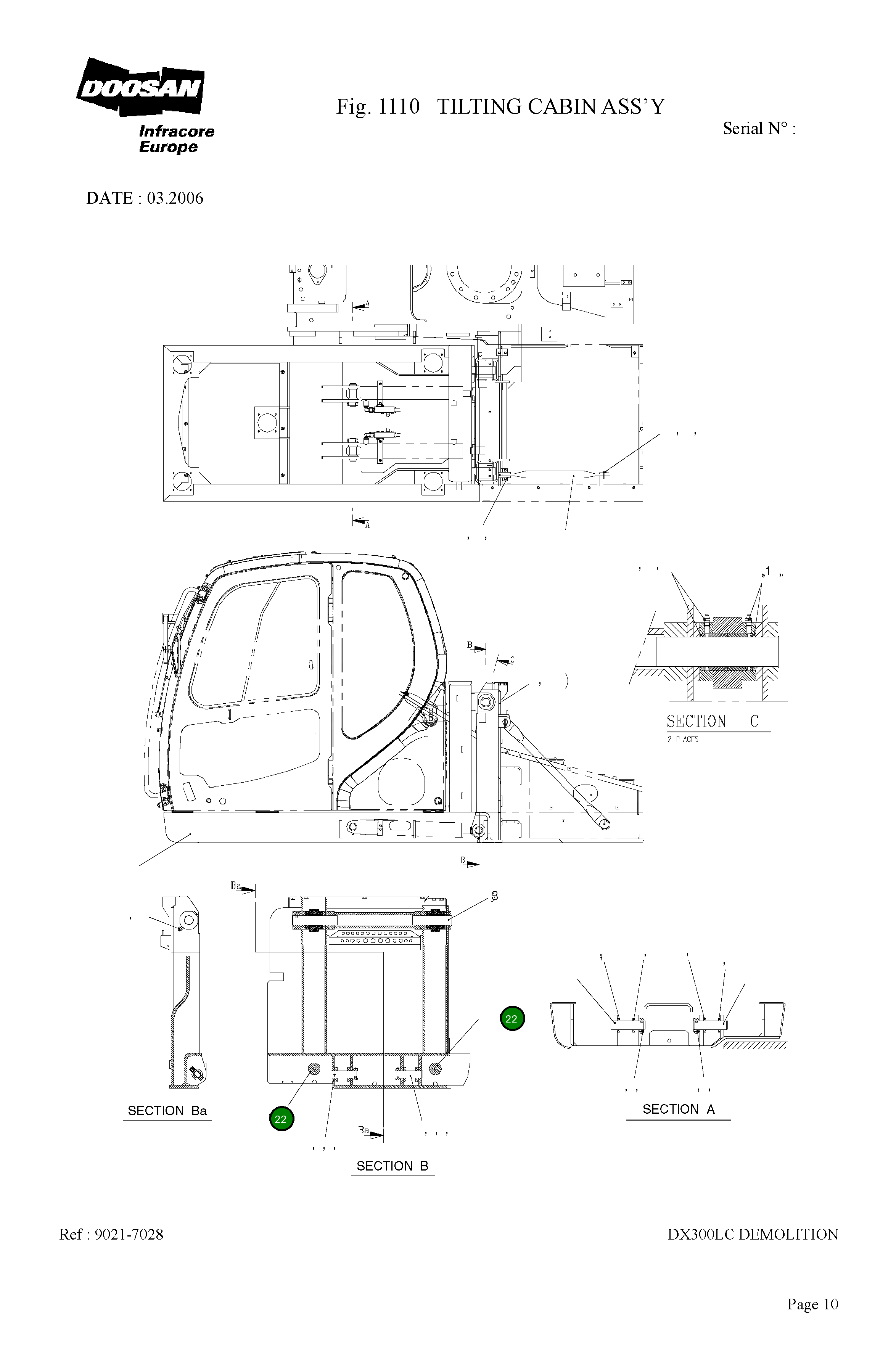 Болт S2215862 Komatsu