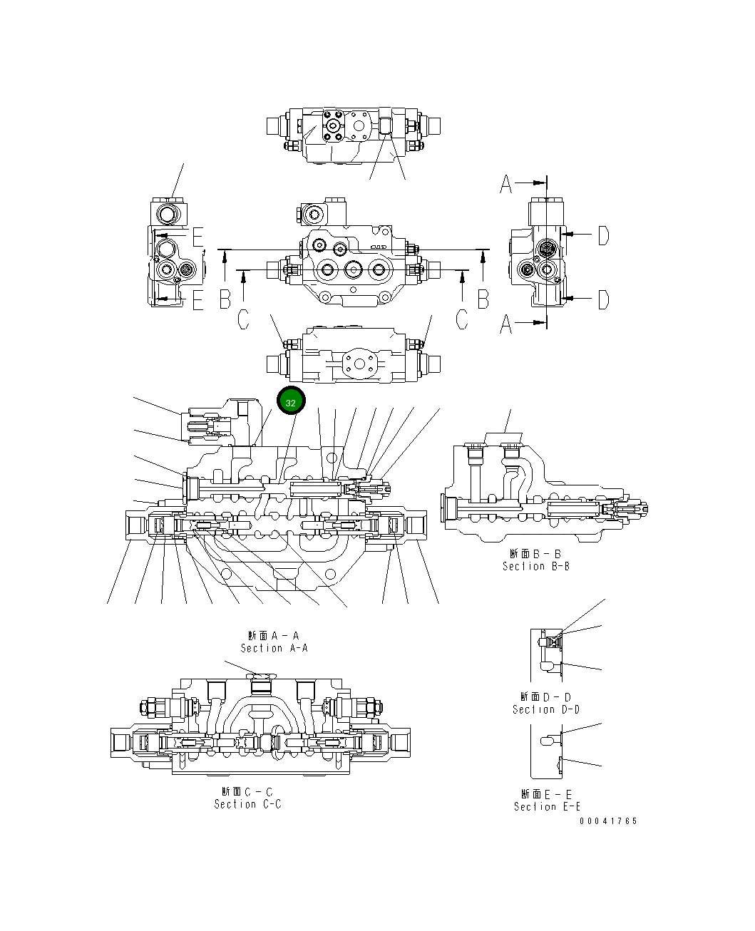 Кольцо уплотнительное (O-Ring) KBT1515-30001 Komatsu